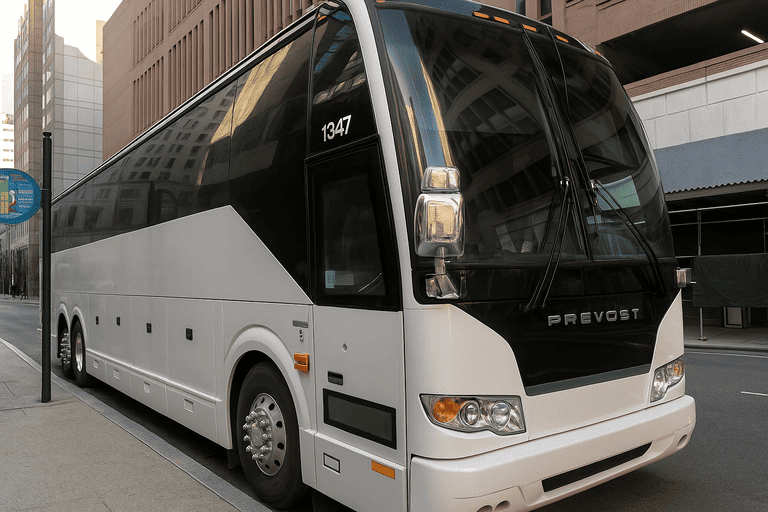 a Charter Bus Rental Rio Rancho coach bus